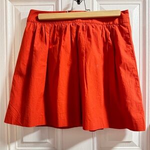 Bright Red Full Skirt